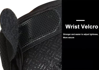 Skull Print Fingerless Riding Gloves – Non-Slip Half-Finger Riding Gloves