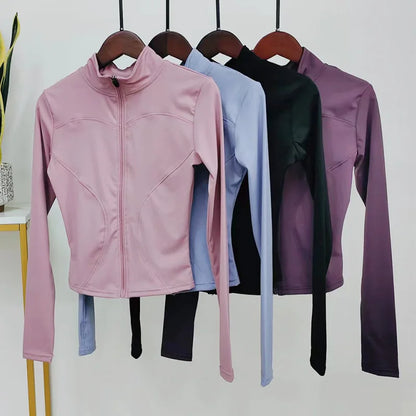 Women's Equestrian Base Layer Jacket – Long Sleeve Zip-Up Competition & Training Top