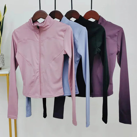 Women's Equestrian Base Layer Jacket – Long Sleeve Zip-Up Competition & Training Top