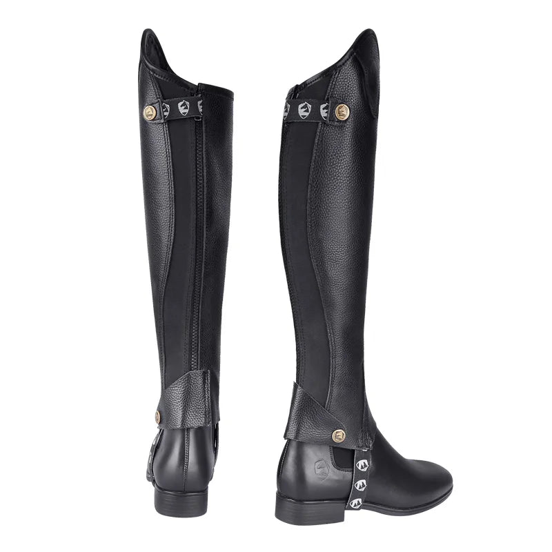Equestrian Unisex Leather Leg Guards