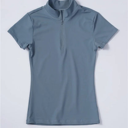 Women Horse Riding  T-Shirt  /  Equestrian Short Sleeve Women's shirt
