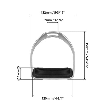 Equestrian / Horse Riding saddle Stirrups /  Hight Quality Safety Riding Protection Saddle stirrups