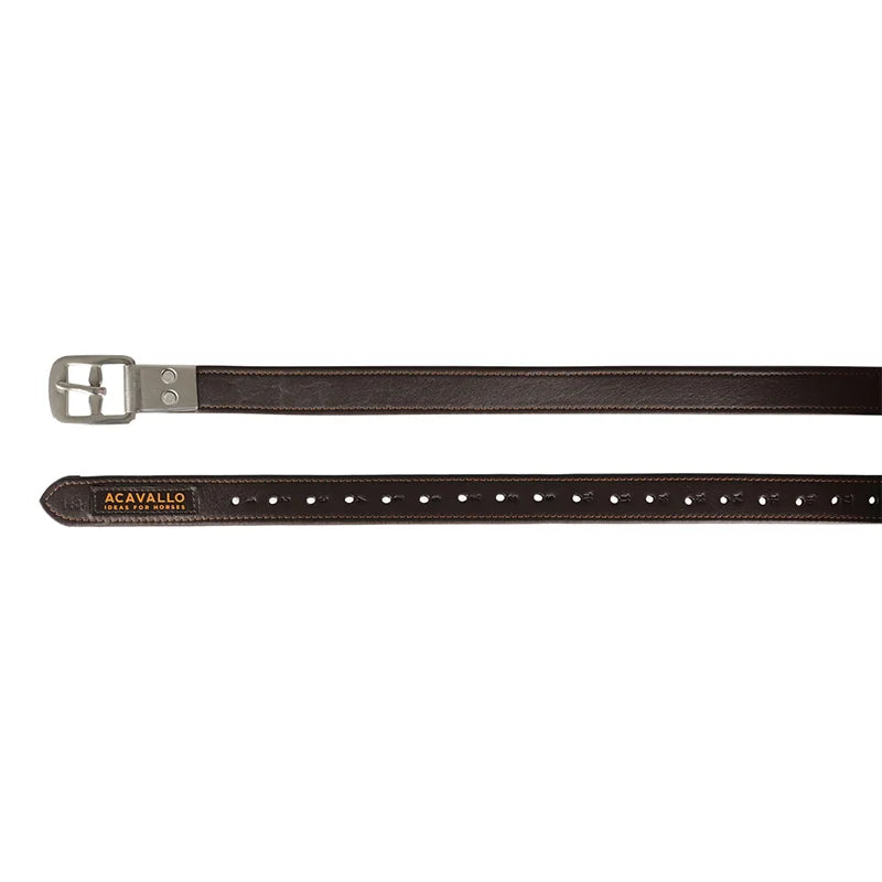 Treadle strap Compressed metal buckle stirrups band with calfskin stirrups belt