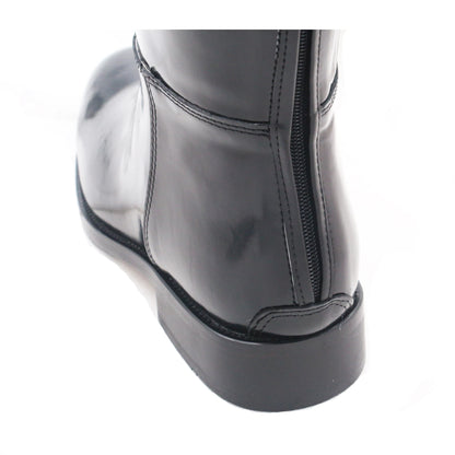 Equestrian / Horse Riding Unisex Boots / Back Zipper / Bright Cow Leather Lining Dressage