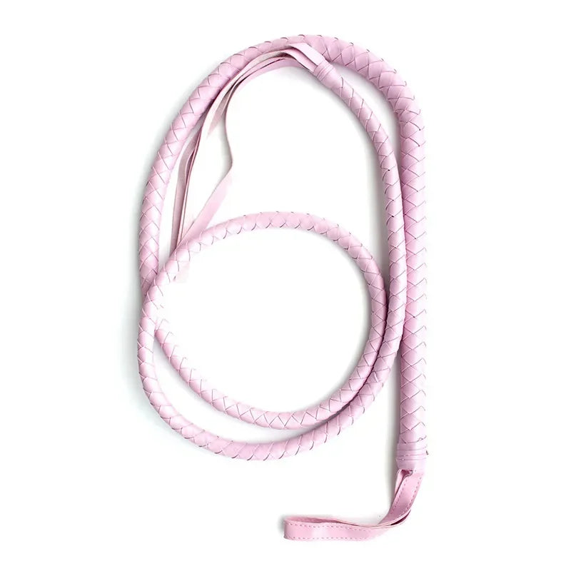 New Black Horse Riding Crop with Stylish Red & Pink Accents - Lightweight & Durable @ghoddosh.com