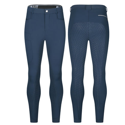 Professional Men's Equestrian Pants / Full Silicone Anti-Slip Horse Riding Pants . Ghoddosh