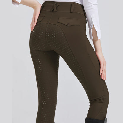 Professional horse riding silicone  pants  / anti-slip , quick-dry & tight-fitting
