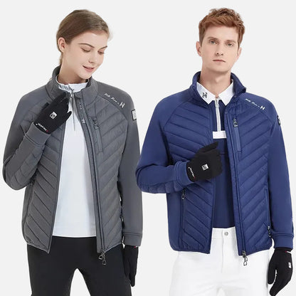 Hello Horse Unisex Equestrian  warm , Lightweight , Horse Riding Training Jacket With Stirrups Zip Shape @ ghoddosh.com