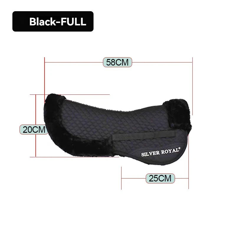  Equestrian Edged Half Pad Saddle / Horse Riding Saddle Pad @ ghoddosh.com
