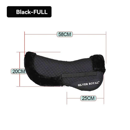  Equestrian Edged Half Pad Saddle / Horse Riding Saddle Pad @ ghoddosh.com