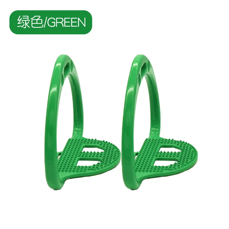 Equestrian Horse Saddle racing stirrup  / Colorful Anti - Slip safety pedal / light weighted