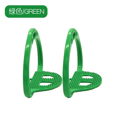 Equestrian Horse Saddle racing stirrup  / Colorful Anti - Slip safety pedal / light weighted