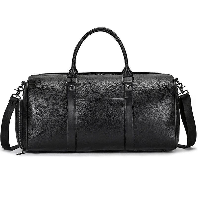 Luxury Genuine cow Leather Equipment Travel Bag - Ghoddosh 