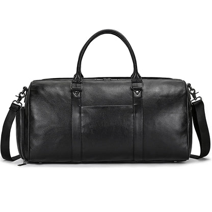 Luxury Genuine cow Leather Equipment Travel Bag - Ghoddosh 