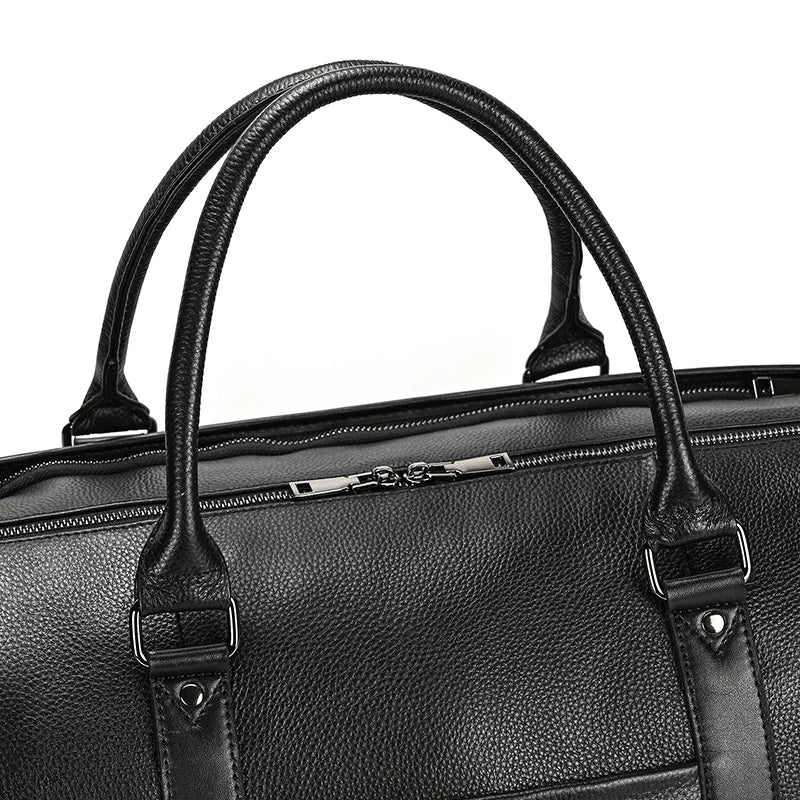 Luxury Genuine cow Leather Equipment Travel Bag - Ghoddosh 