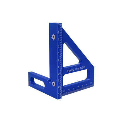 High Precision Woodworking Square: Aluminum Miter Triangle Ruler @ ghoddosh.com