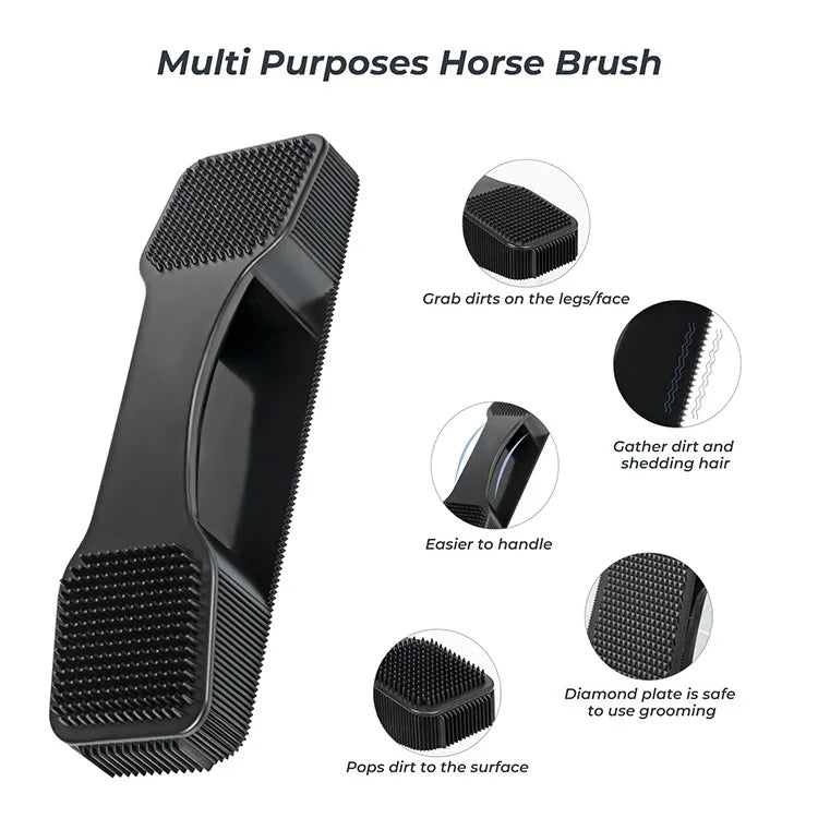 Multi Purpose Horse Grooming Brush 