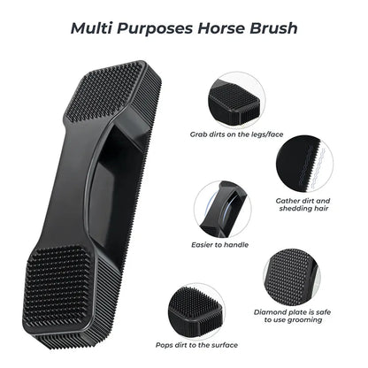 Multi Purpose Horse Grooming Brush 