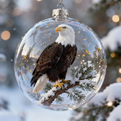 Nature's Birds Clear Christmas Ornament, Hummingbird Christmas Tree Ornaments @ghoddosh.com