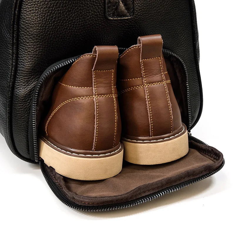 Luxury Genuine Leather Men  Women   Cow Leather Bag - Ghoddosh