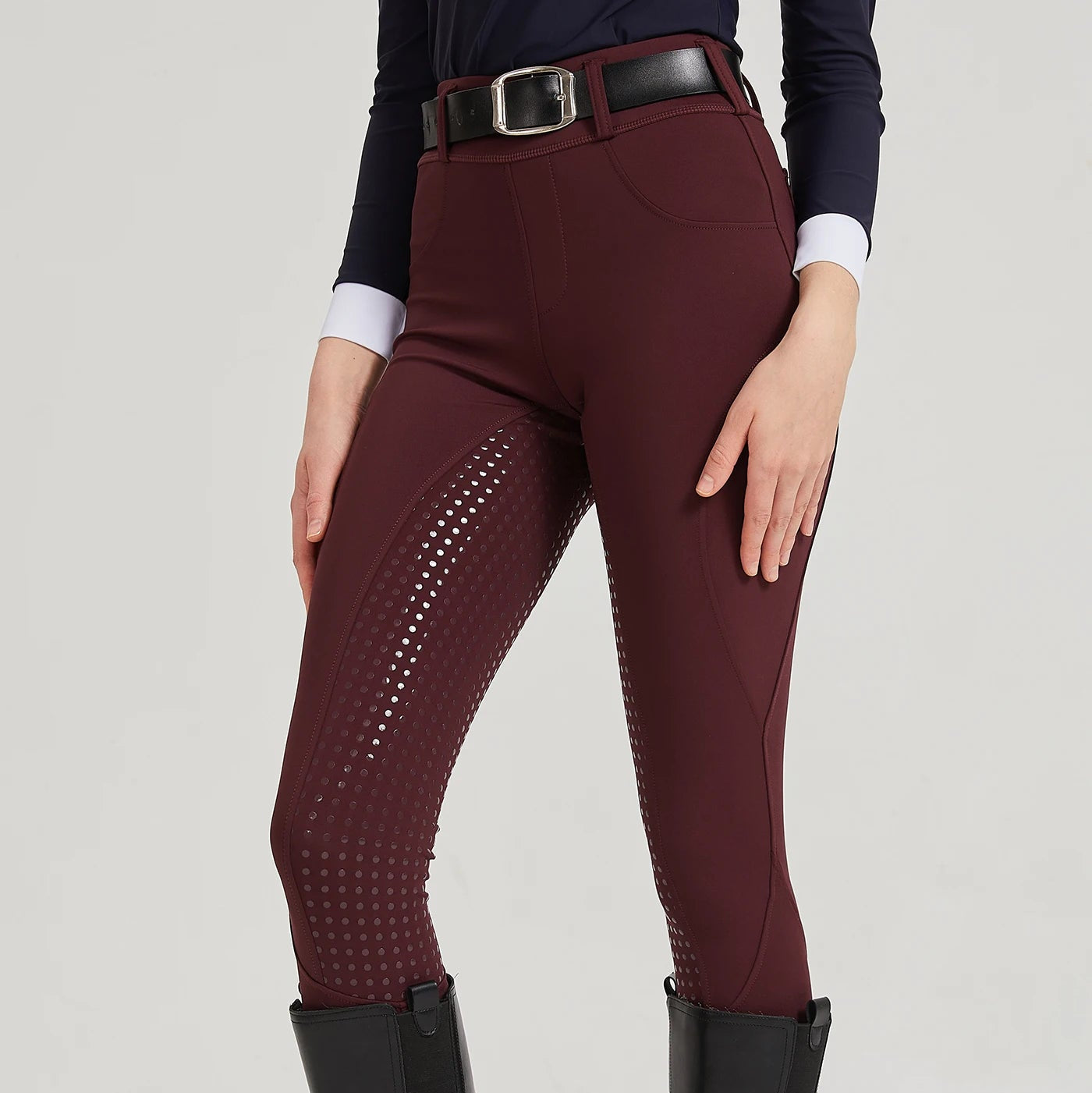Professional horse riding pants silicone anti-slip quick-dry tight-fitting cycling sports pants for equestrian exams