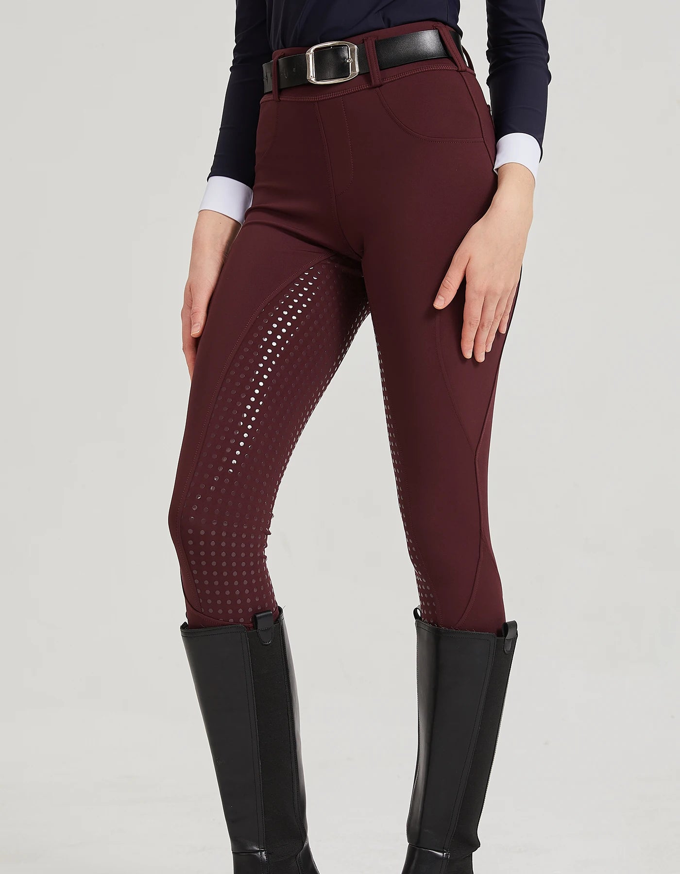 Professional horse riding silicone  pants  / anti-slip , quick-dry & tight-fitting