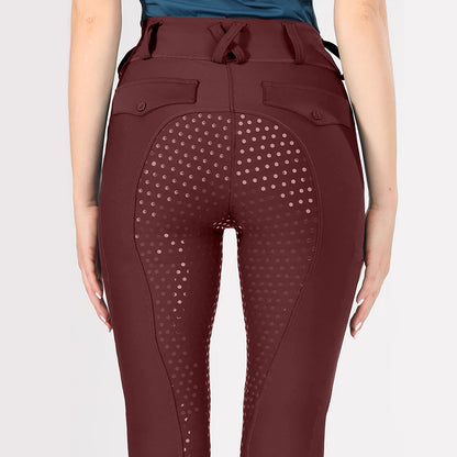 Horse Riding Pants  Women Equestrian  Full Seat Silicone Breeches - Ghoddosh