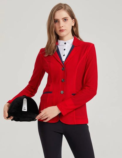 Summer Equestrian Knight Uniform, Women's Breathable Elastic Equestrian Suit, Adult Equestrian Competition Grading Equestrian Cl