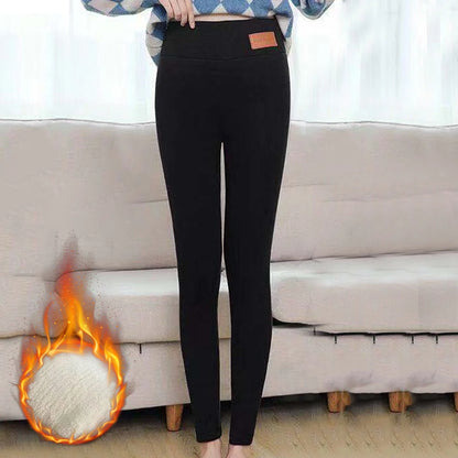 Women Leggings, Seamless High Waist Thick Padded Thermal Tight Riding Pants - ghoddosh.com