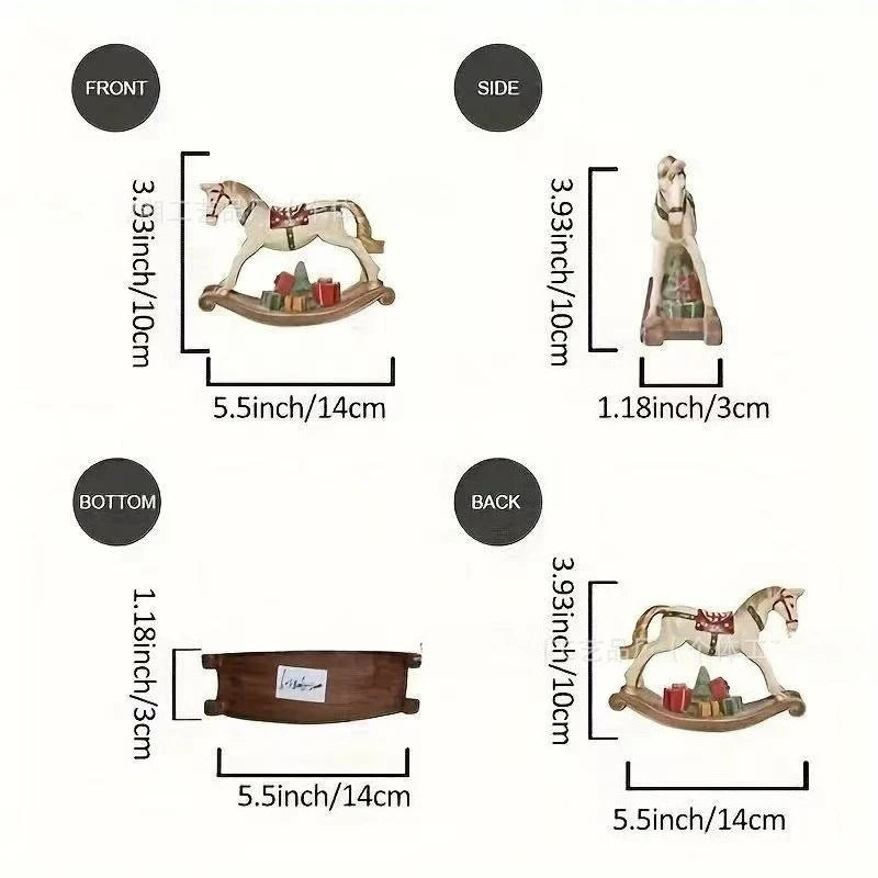 New Christmas Tree Accessories - Red Resin Retro Painted Trojan Horse  Ornaments @ghoddosh.com