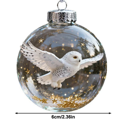 Nature's Birds Clear Christmas Ornament, Hummingbird Christmas Tree Ornaments @ghoddosh.com
