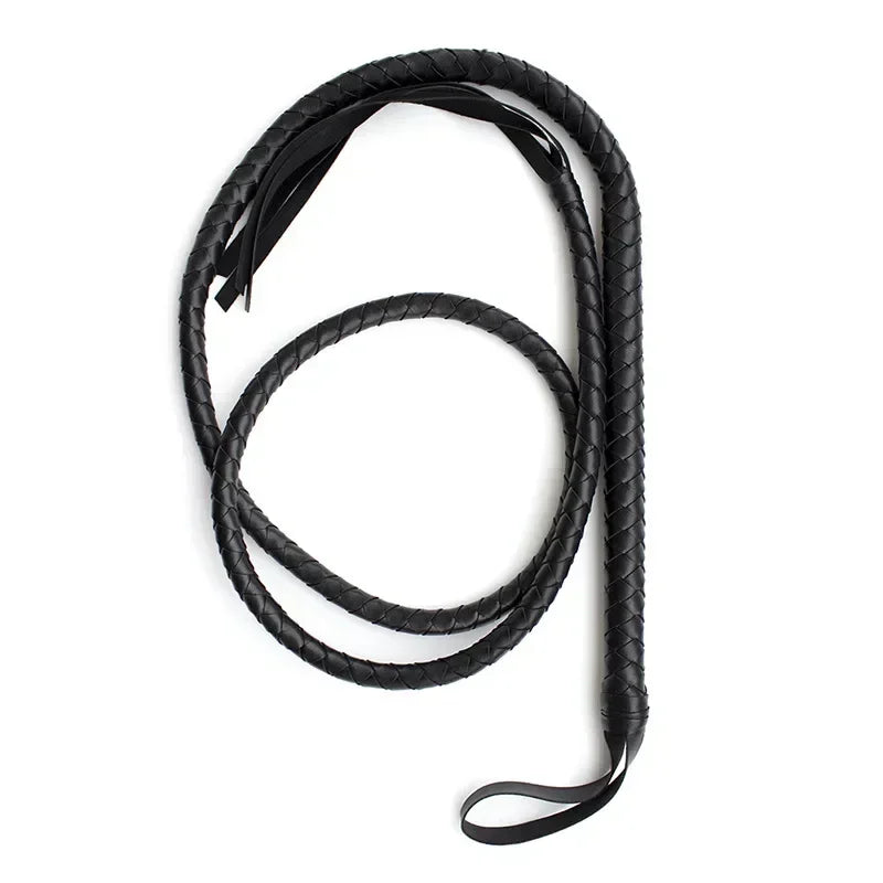 New Black Horse Riding Crop with Stylish Red & Pink Accents - Lightweight & Durable @ghoddosh.com