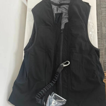 Pro Inflatable Equestrian Air Vest Nylon Spandex Safety Gear for Horseback Riding @ ghoddosh.com 