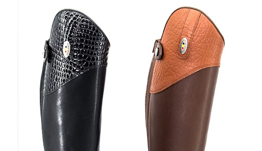 Genuine Leather Professional Equestrian Boots /Horse Riding Cowhide Long Boots