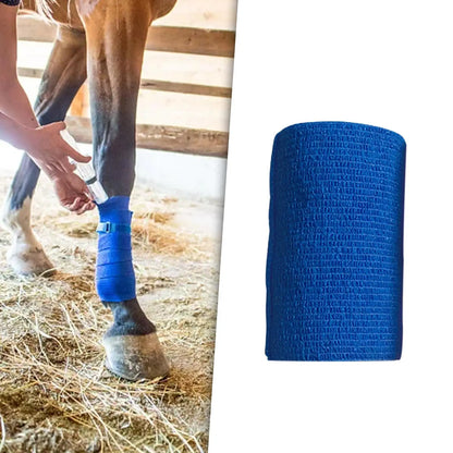 Vet Wrap for Horses 4 inch Wide Non Woven Elastic , Breathable Horse Leg Tape