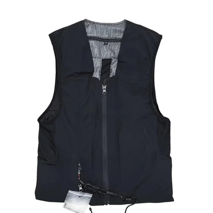 Black and gray life Equestrian vest on a white background , ghoddosh.com