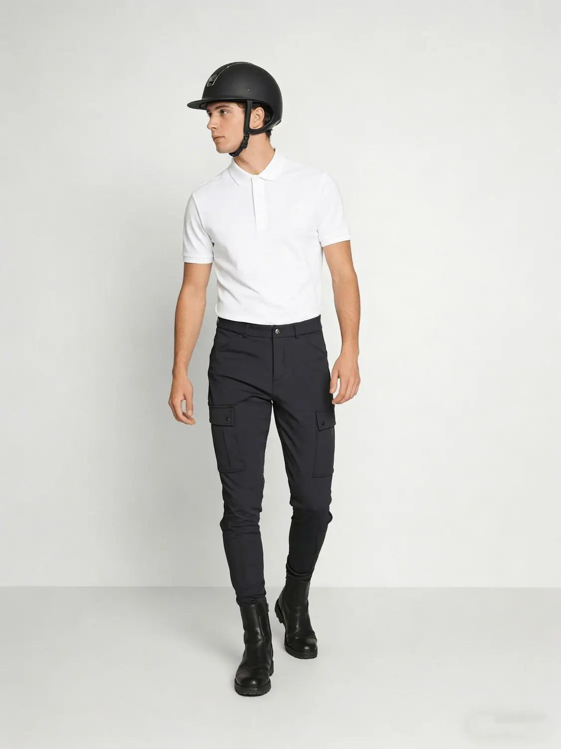 Men’s Silicone Knee Patch Riding Breeches – Breathable, Quick-Dry Equestrian Pants @ ghoddosh.com