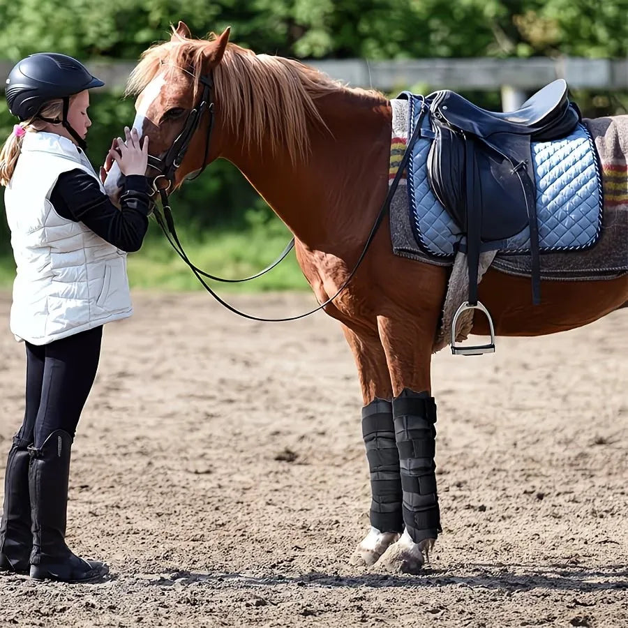 Reusable Horse Ice Leg Wrap for Post-Workout Recovery and Cooling Relief, Adjustable Equine Cold Therapy Boot. @ ghoddosh.com