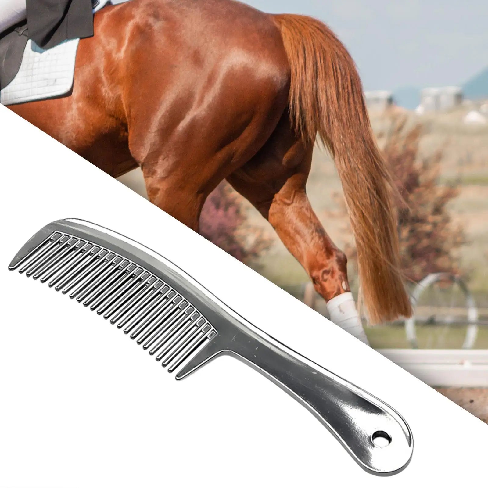 Metal Pulling Horse Grooming Comb - Ghoddosh
