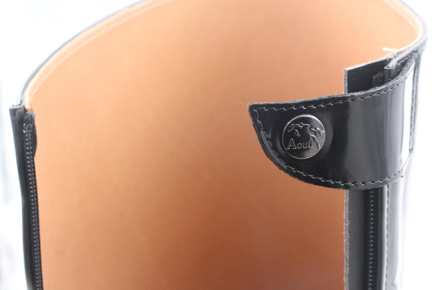 Equestrian / Horse Riding Unisex Boots / Back Zipper / Bright Cow Leather Lining Dressage
