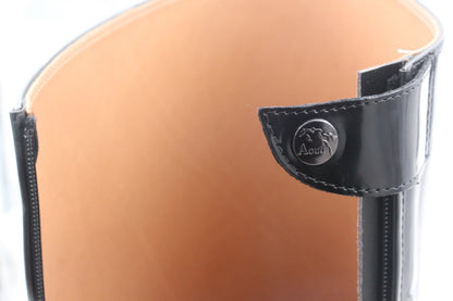 Equestrian / Horse Riding Unisex Boots / Back Zipper / Bright Cow Leather Lining Dressage