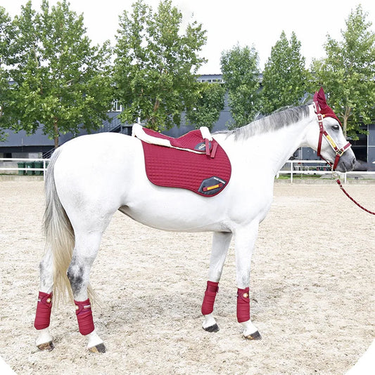 Horse Riding  lined horse back saddle half pad