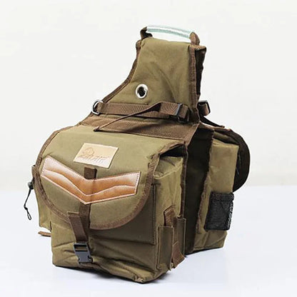 Equestrian Oxford Cloth Waterproof Riding Saddle Bag - Ghoddosh