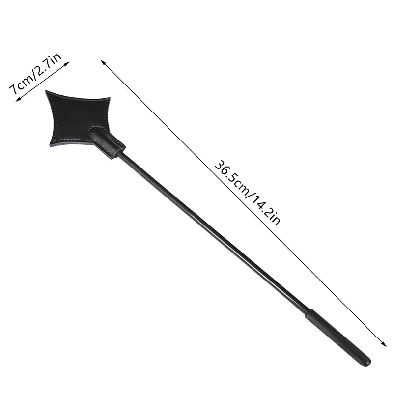 Equestrian / Horse Riding PU Leather Paddle Slapper Whip