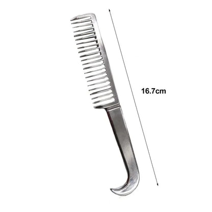 Horse Thickened Tooth Grooming Metal Comb - Ghoddosh