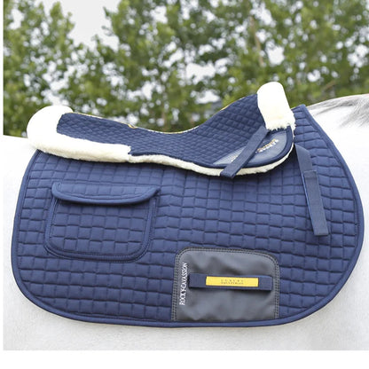 Horse Riding  lined horse back saddle half pad