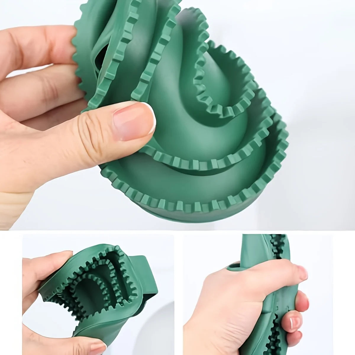 Equestrian Rubber  Cleaning & Massage Brush , Horse  Grooming Durable Detangling Tool @ ghoddosh.com