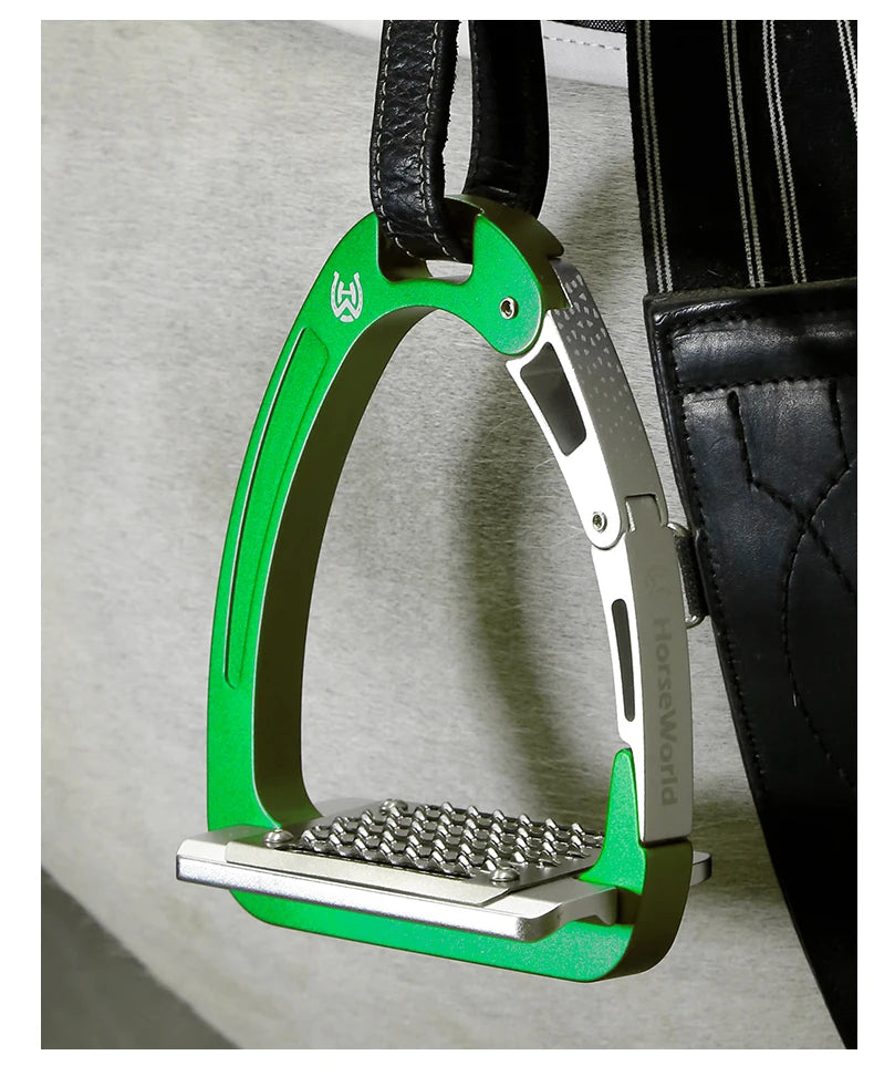Horseworld Safety Stirrups / Available in Green /Black /Blue / Red / Yellow/ Purple - Ghoddosh
