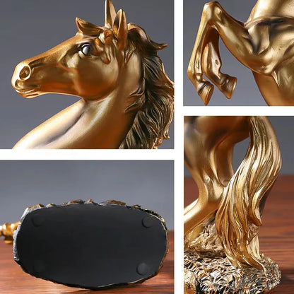 European Style Home Resin Horse Statue, Horsey Decoration @ghoddosh.com