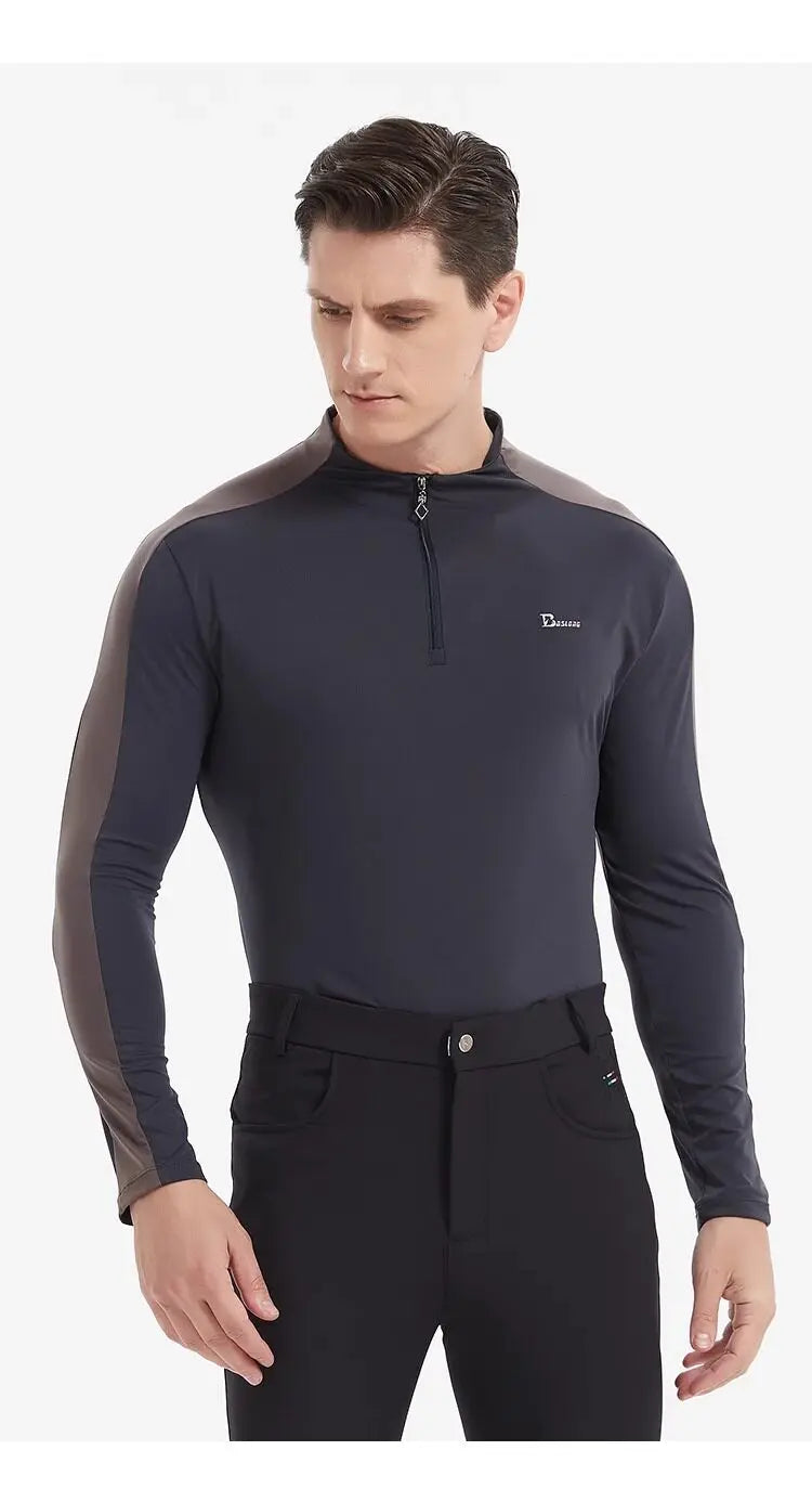 Equestrian Breathable Sun Protection Tops ,  Horse Riding Summer Shirts For Women  @ ghoddosh.com